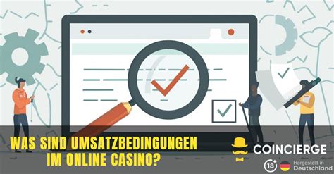 Umsatzbedingungen erklärt Mit Beispielen .